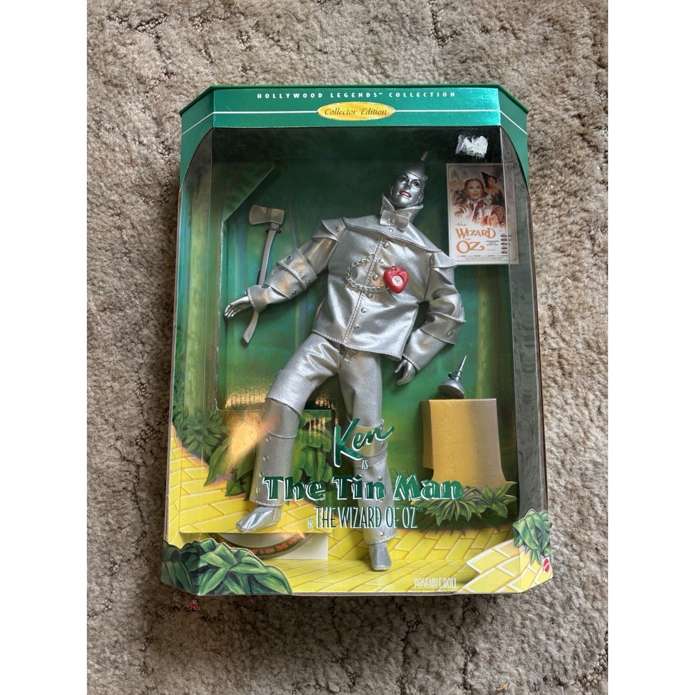 Vintage 1995 Ken as The Tin Man Wizard of Oz Hollywood Legends Mattel Doll